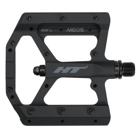 HT Components ME-05 Flat Pedals - Magnesium Platform, Thrust Bearing, Cr-Mo axles, Replaceable pins
