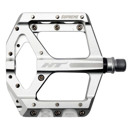 HT Components ANS-10 Supreme Flat Pedals - CNC Alloy Platform, Sealed Bearing, Cr-Mo axles, Replaceable pins